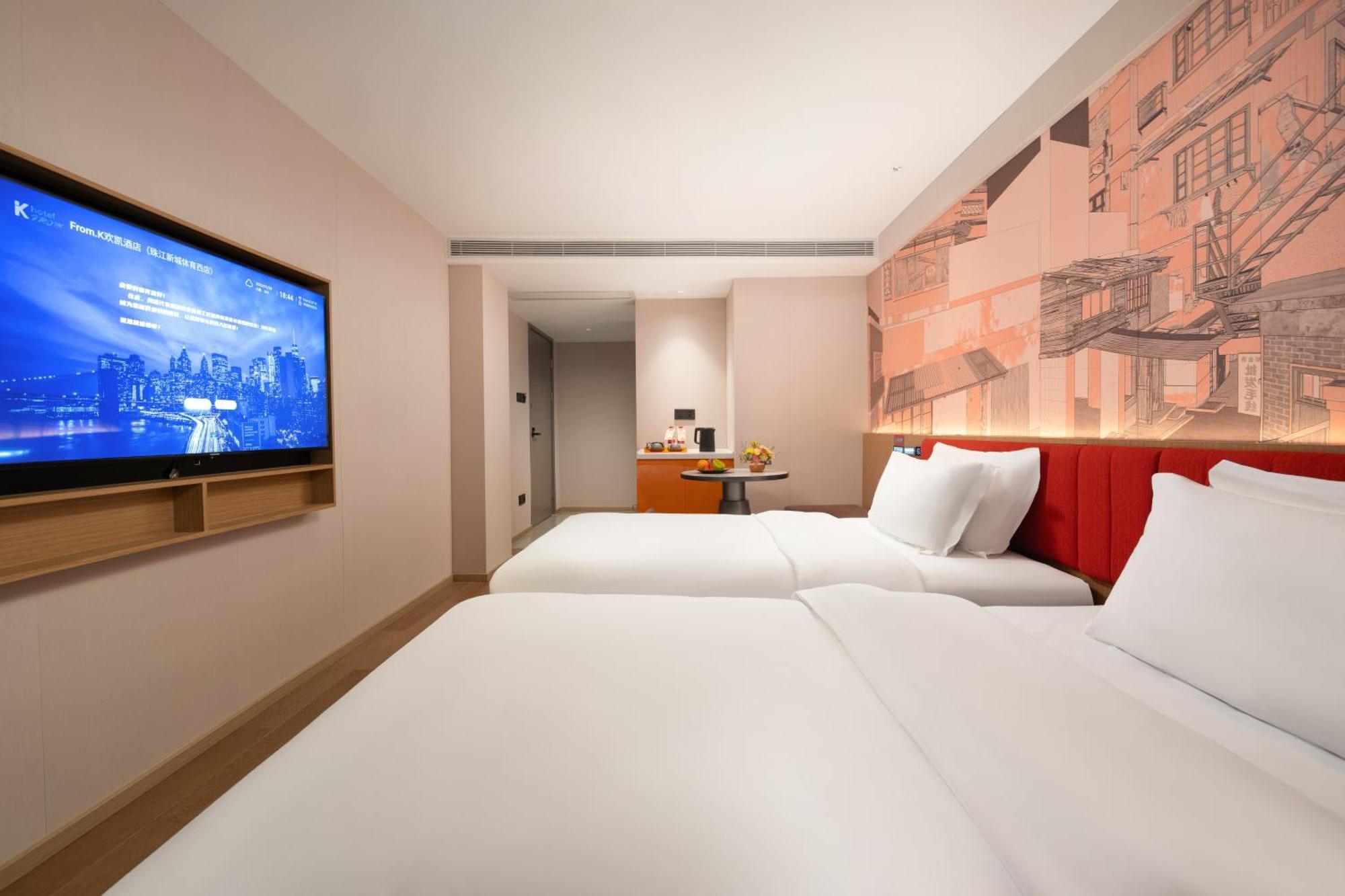 From K Huan Kai Hotel Tiyuxi Metro Station Canton Esterno foto