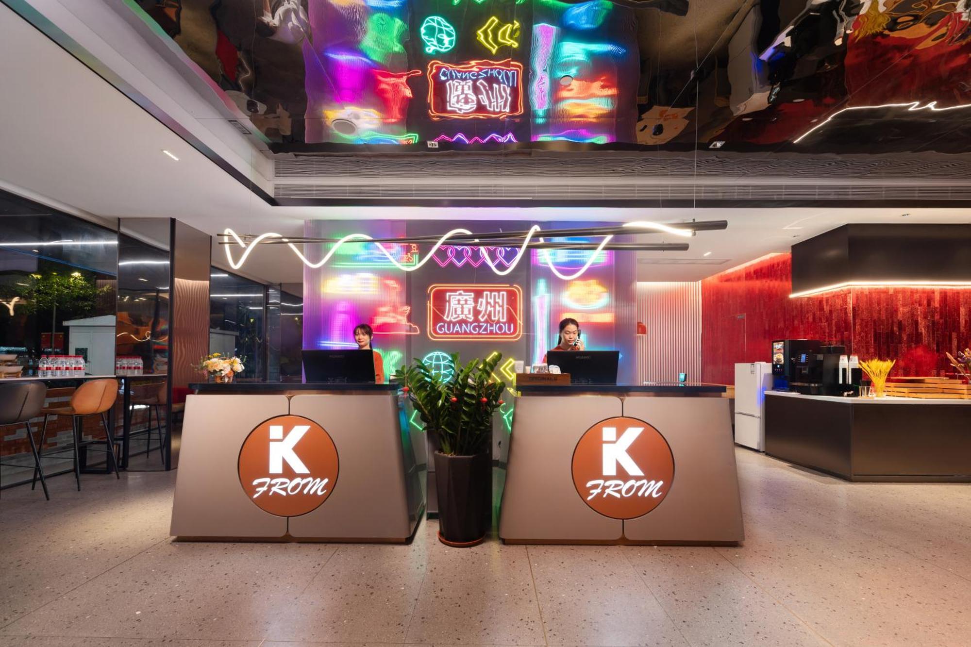 From K Huan Kai Hotel Tiyuxi Metro Station Canton Esterno foto
